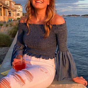 Off the shoulder top